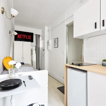 Studio Quartier Tour Eiffel 9 Free Netflix-3